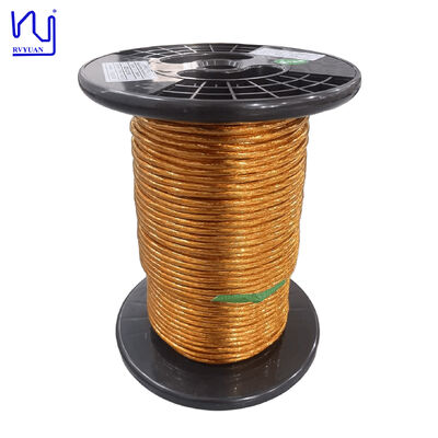 PI Taped Copper Litz Wire 0.32mm 156 Strands 6000V Insulated Stranded Wire for EV Vehicle