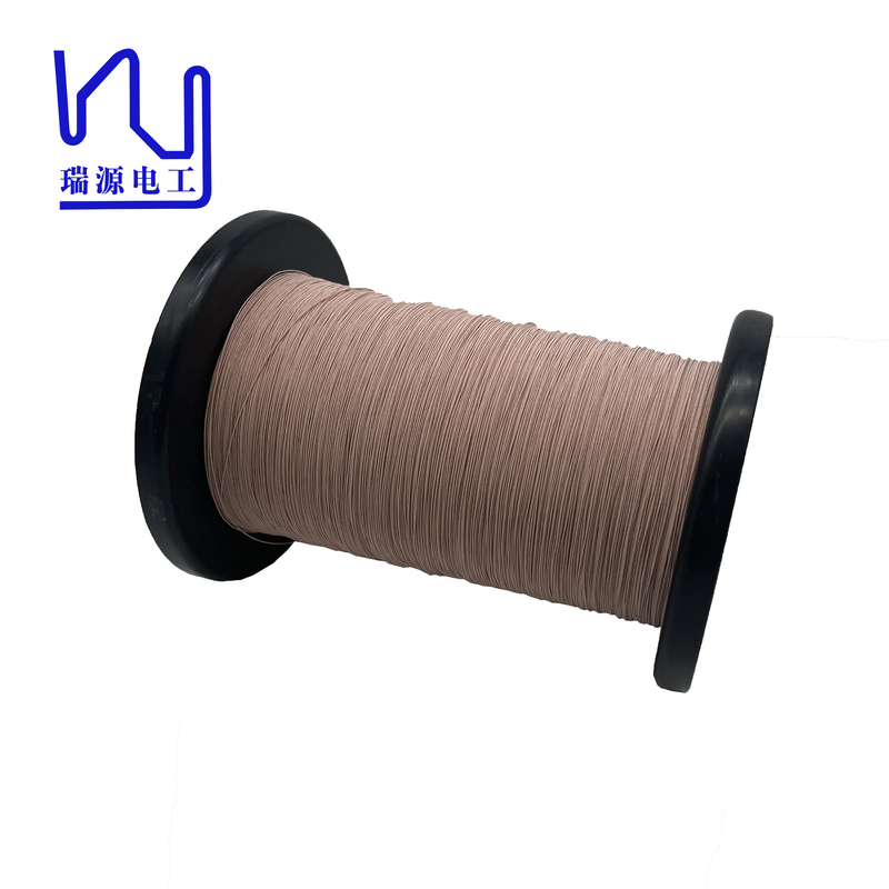 0.1mm*16 Litz Wire Awg Solderable Ustc-F Silk Covered Copper Conductor Solid