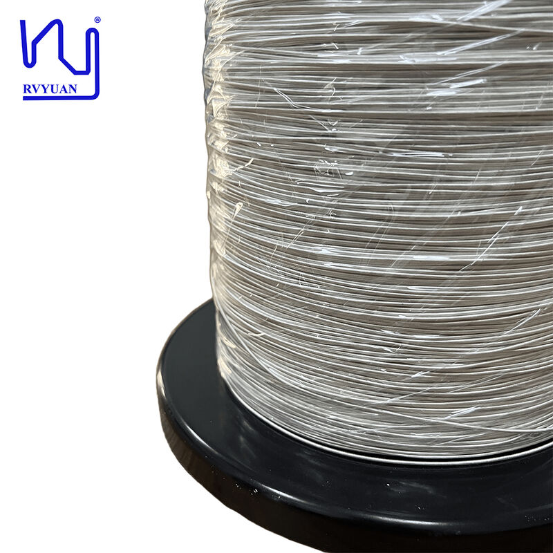 Enameled USTC Wire 0.055mmx126 Natural Silk Covered Silver plated copper litz wire