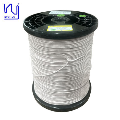سیم آهنربایی میناکاری شده 0.1 میلی متری با پوشش ابریشم سیم لیتز مسی