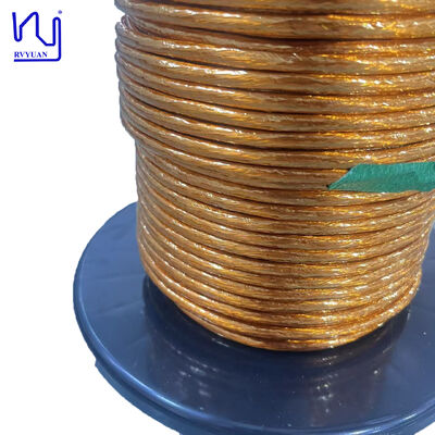 2UEW-H-F 0.32mm x 156 رشته های ولتاژ بالا PI لیتز سیم نوار با ولتاژ شکستن 6000V برای سیستم های ایمنی NEV