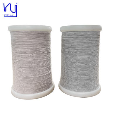 2USTC-H 19 رشته 42AWG سیم لیتز مس پوشیده با ابریشم طبیعی برای کابل صوتی پیشرفته