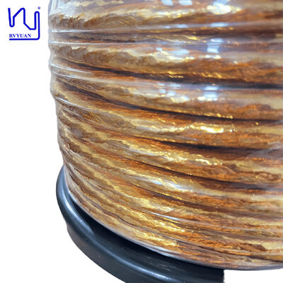 0.32mmx528 PI/PET/ETFE سیم لیتز عایق بندی شده با ولتاژ شکستن 6000V برای ترانسفورماتورها و EV