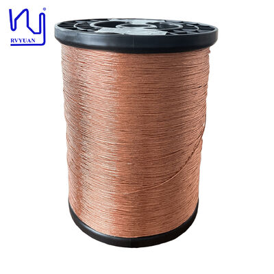 سیم لیتز 1UEW-H 0.1 میلی‌متر AWG38 با 60 رشته برای سیم‌پیچ ترانسفورماتور با حداکثر دمای 180 درجه سانتی‌گراد