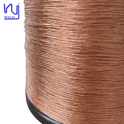 180°C حداکثر دمای 0.1mm قطر سیم 60 رشته سیم لیتز مس برای کاربردهای فرکانس بالا