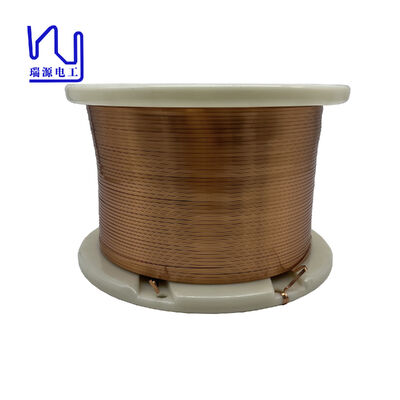 گواهینامه UL 0.8X3.0mm AIW Polyimide Imide سیم مس صاف ترمزی برای پیچ و خم خودرو