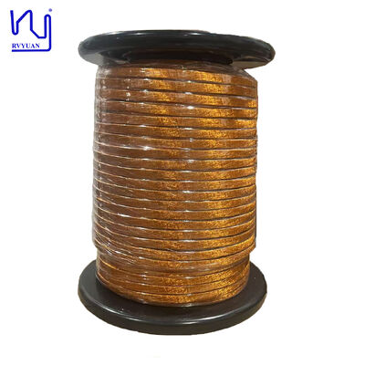 0.10x3175 ((8.7x5.5mm) پروفایل شده پلی آمید نوار مس رشته ای لیتز سیم با فاکتور پر شدن بالاتر